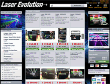 Tablet Screenshot of laserevolution.fr
